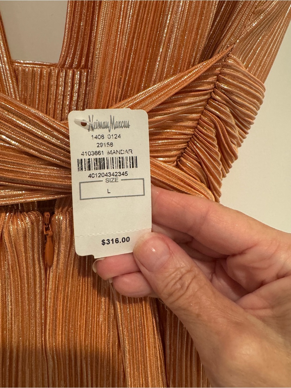 Sabina Musayev Metallic Copper Multiway Maxi Dress - Picture 3 of 5